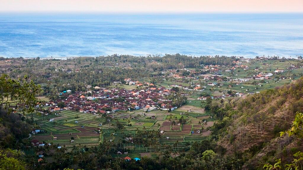 Amed, Bali - view from hills